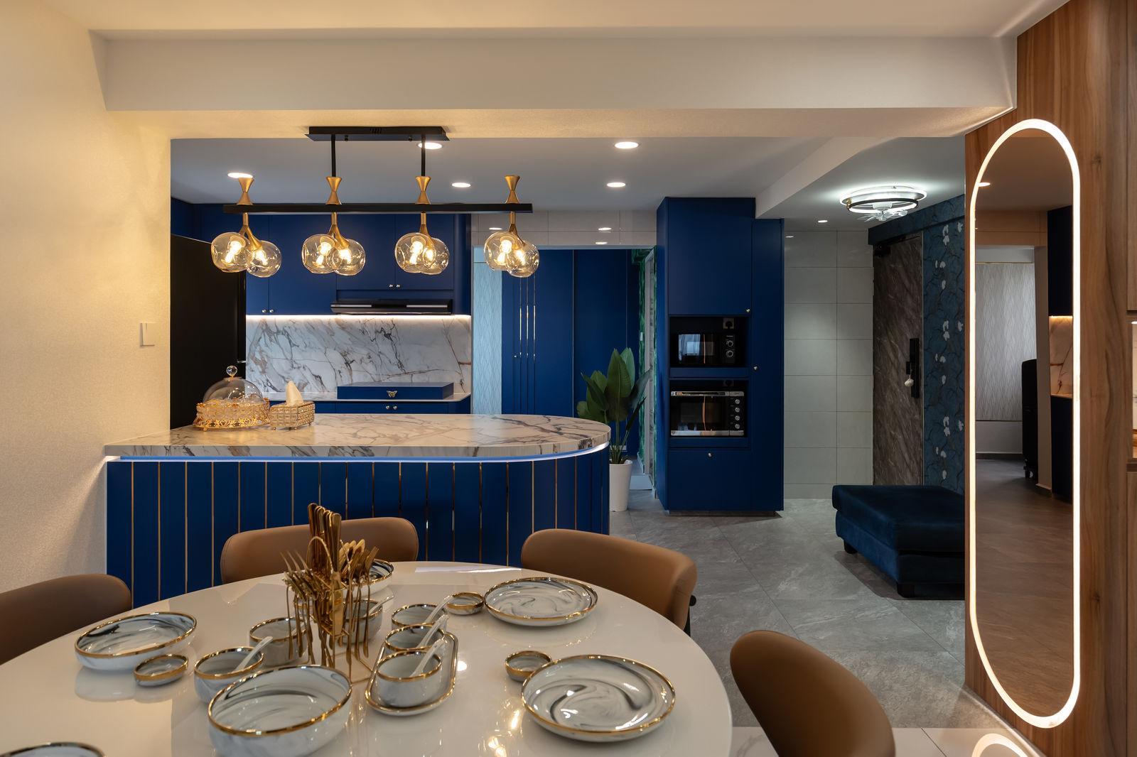 Cobalt Chateau Executive Maisonette renovation in Pandan Garden, view 1