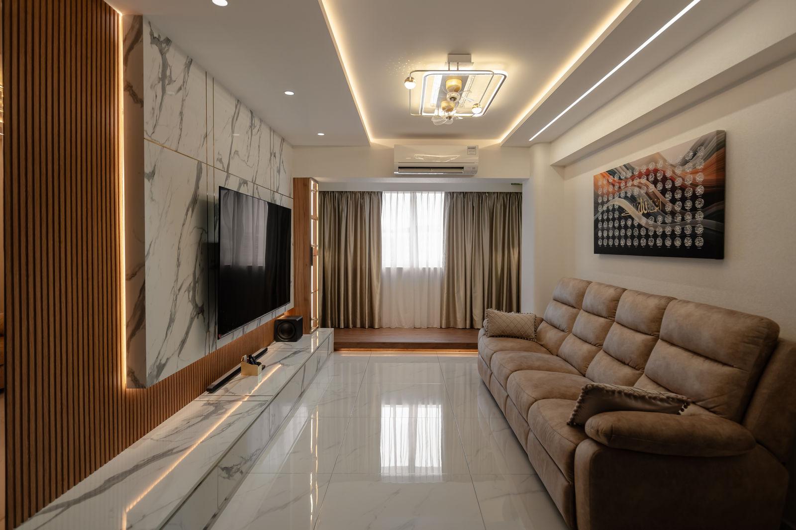 Cobalt Chateau Executive Maisonette renovation in Pandan Garden, view 9