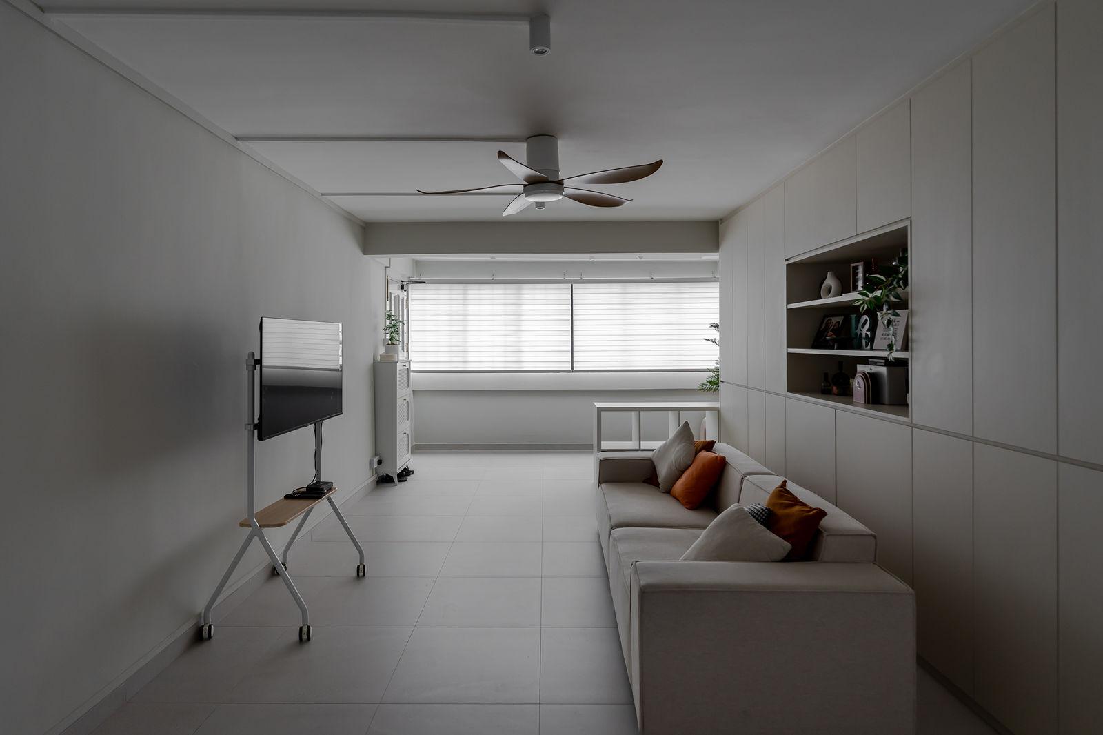 The House of Silence 5-Room Flat renovation in Hougang Ave 2, view 1